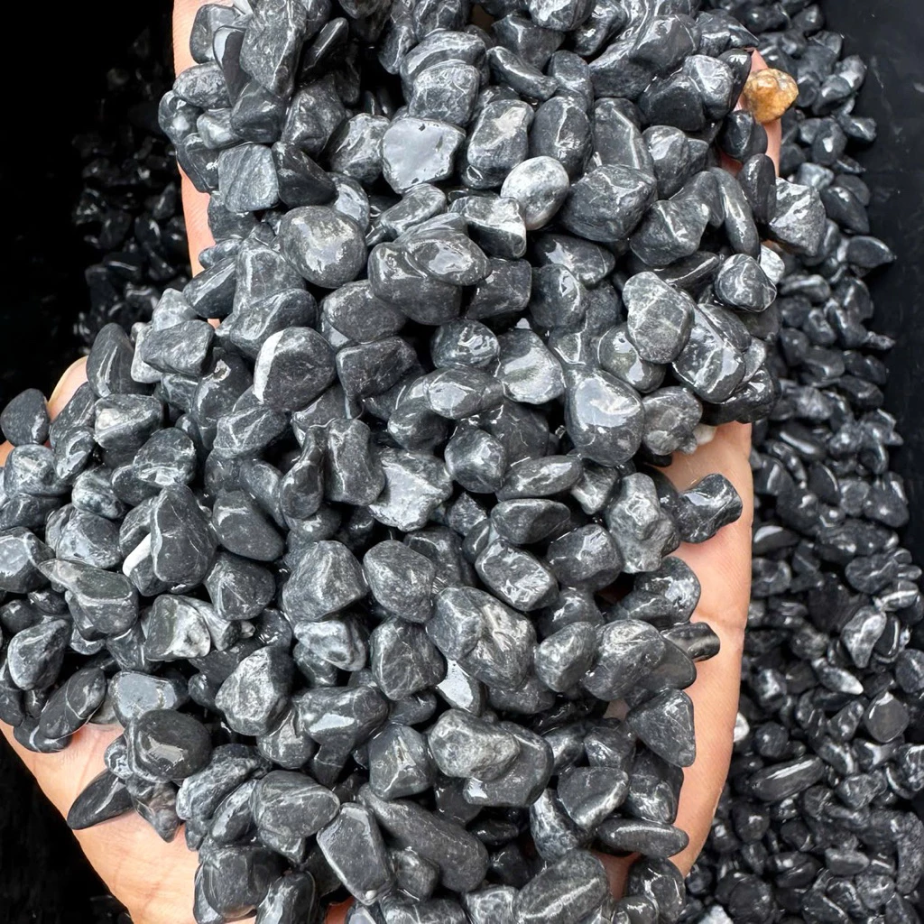 1kg sỏi đen trang trí hồ cá tiểu cảnh sân vườn