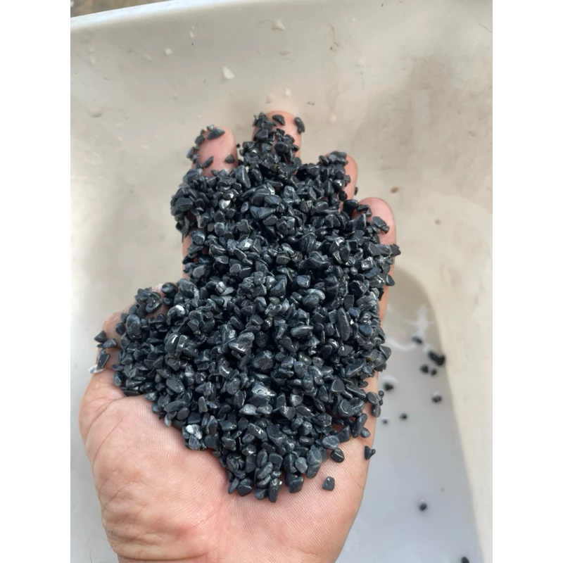 1kg sỏi đen trang trí hồ cá tiểu cảnh sân vườn