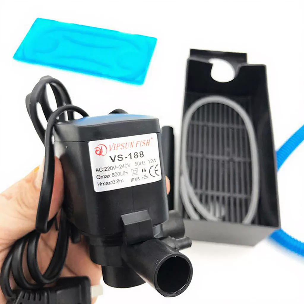 Bộ máy bơm + hộp lọc nước VIPSUN VS188 cho hồ cá cảnh vs-188