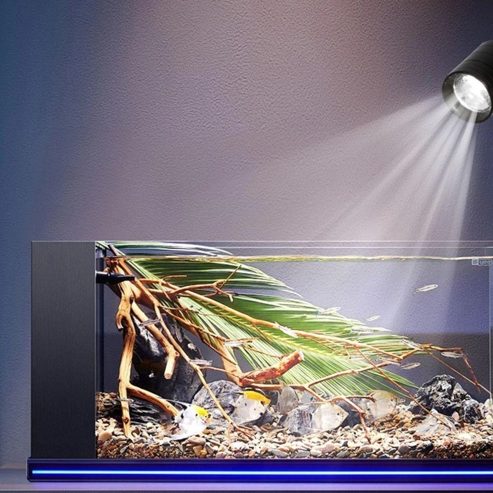 Đèn bể cá kẹp Mini VALLEY LIMIT, Đèn kẹp bể cá 3W có thể điều chỉnh Zoom