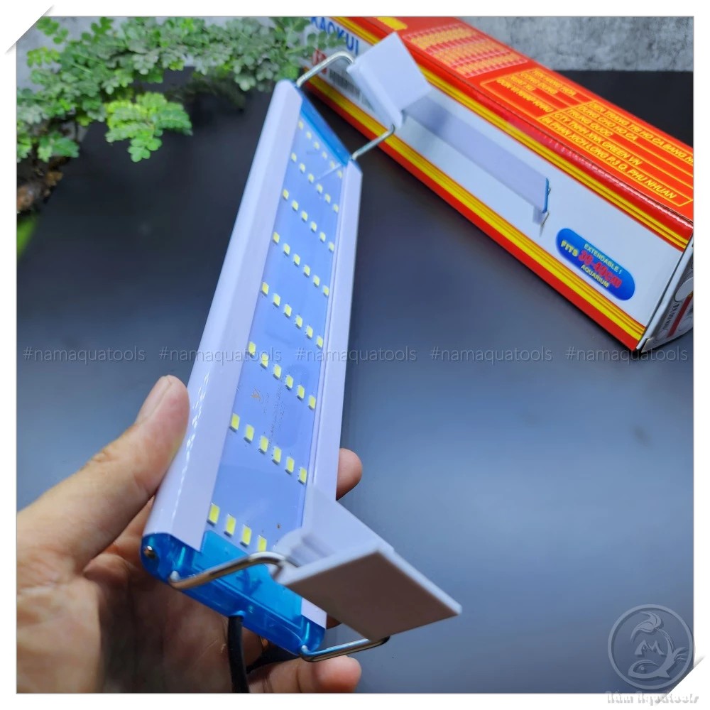 Đèn led 6 dãy ánh sáng trắng hoặc phối màu WRGB dành cho hồ cá