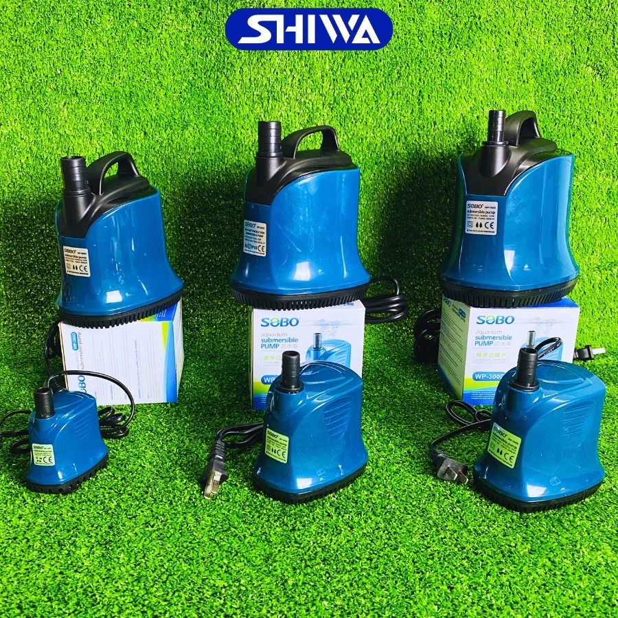 Máy Bơm Hút Cặn Sobo WP100D 200D... Bơm Chìm Hút Đáy 360 Độ Cho Bể Cá