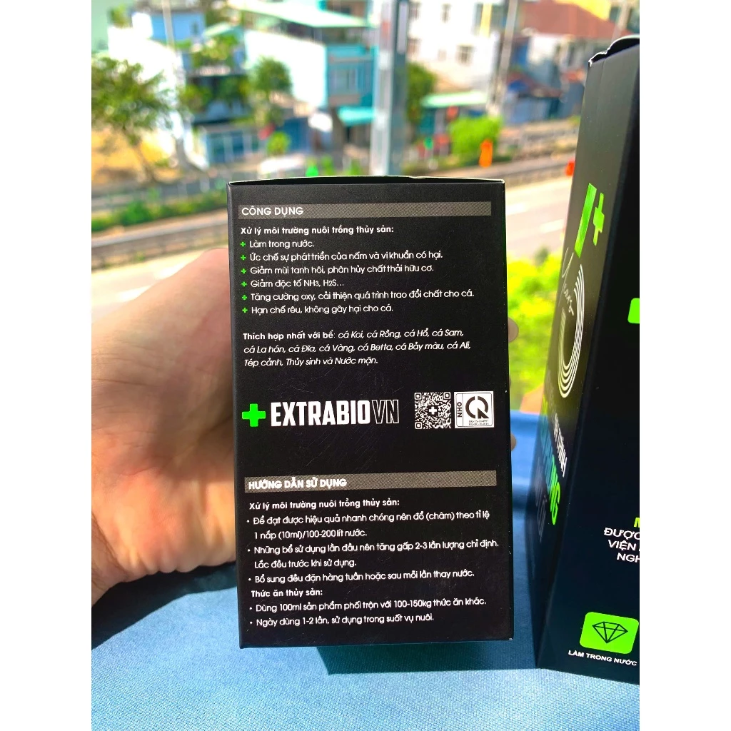 Men Vi Sinh Extra Bio làm trong nước bể cá - ExtraBio cao cấp cho cá cảnh 125Ml - 250ML - 500ML