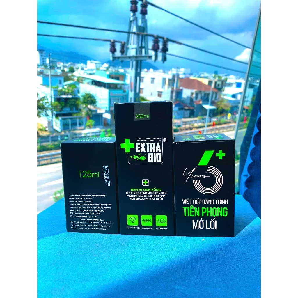 Men Vi Sinh Extra Bio làm trong nước bể cá - ExtraBio cao cấp cho cá cảnh 125Ml - 250ML - 500ML