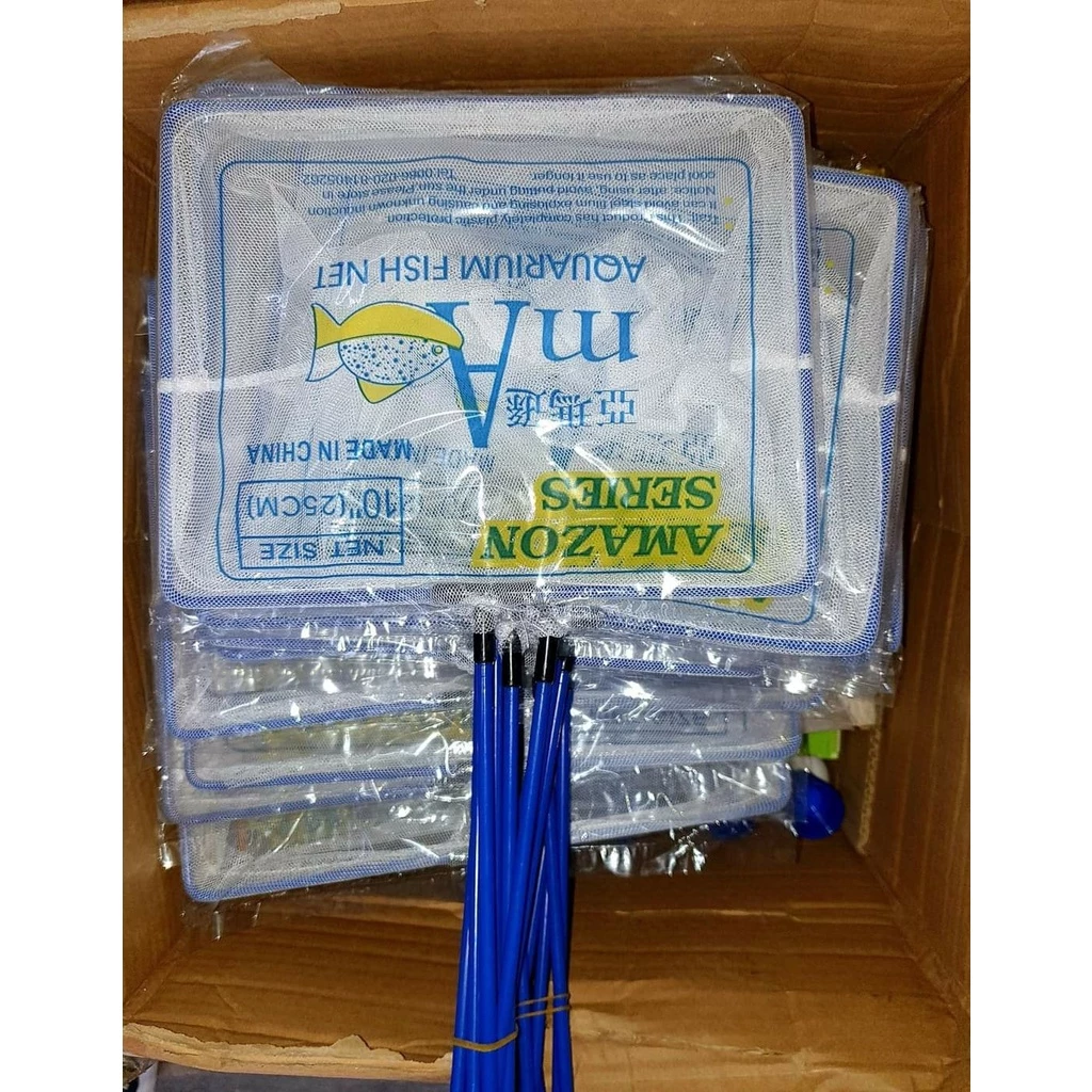 Vợt Cá Amazon vuông đủ kích thước từ số 3 đến 12 hàng chắc chắn rất bền